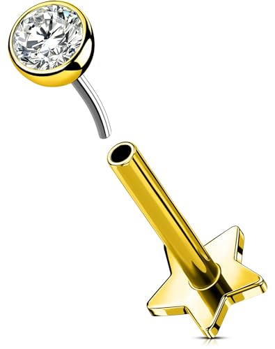 [OUFER] ���`�^���� �X���b�h���X�v�b�V�������u���b�g�s�A�X 16G 5-12mm �S�[���h �t���b�g�o�b�N �w���b�N�X/�R���N/�g���O�X/���b�v�Ή� �q�������� �j�����p