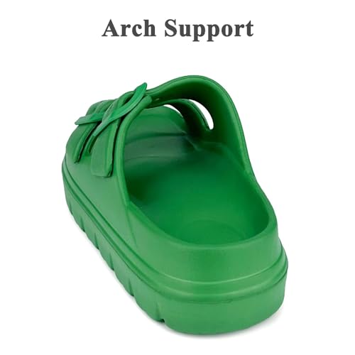 Women Platform Sandals with Arch Support, Adjusetable Buckles Chunky Eva Slides for Woman, Comfortable Lightweight Summer Sandal for Beach,Walking,Sandalias de Plataforma Para Mujer3