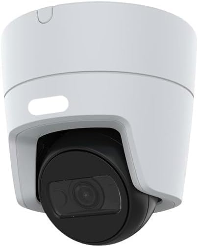 AXIS M3128-LVE 8MP Turret Dome IP Camera, 2.9mm Lens, AI-Powered, White