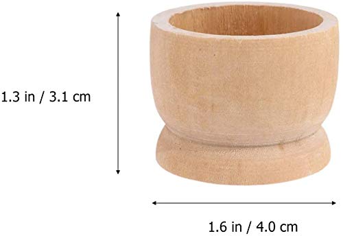 12-Pack Wooden Egg Cup Holders Unfinished Wooden Egg Stands For Kids Craft Easter Birthday Baby Shower Party Supplies #TOP2