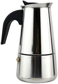 Cafeteira italiana inox 200ml com alça resistente – café espresso par