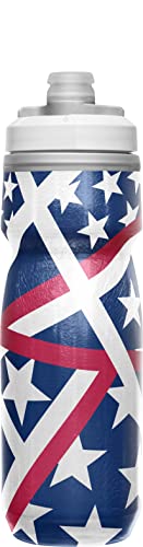 Image of CamelBak Podium Chill Insulated Bike Squeeze Water Bottle, Cold Retention for Cycling, 21oz, U.S.A.