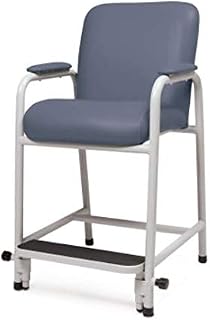 Lumex Everyday Hip Chair with Adjustable Footrest for Hip or Knee Surgery Recovery, Blue Ridge