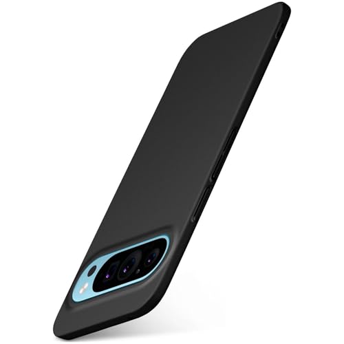 Alpha Case per Google Pixel 9 Pro Custodia minimalista antiurto e leggera ultra sottile custodia colore: opaco plastica nero
