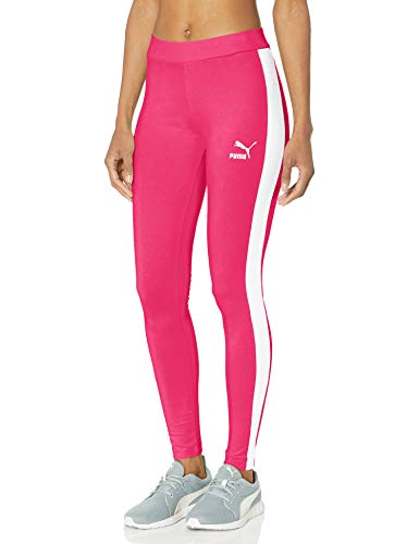 PUMA Women's Classics T7 Leggings, Bright Rose, M