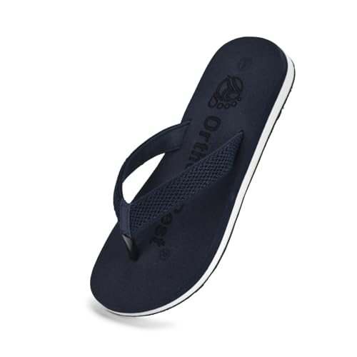 Image of Ortho + Rest Women's Flip Flops | Slippers for Women | Orthopedic Lightweight Comfortable Flat Casual Stylish Dr Chappals and House Flip flops For Ladies and Girl's