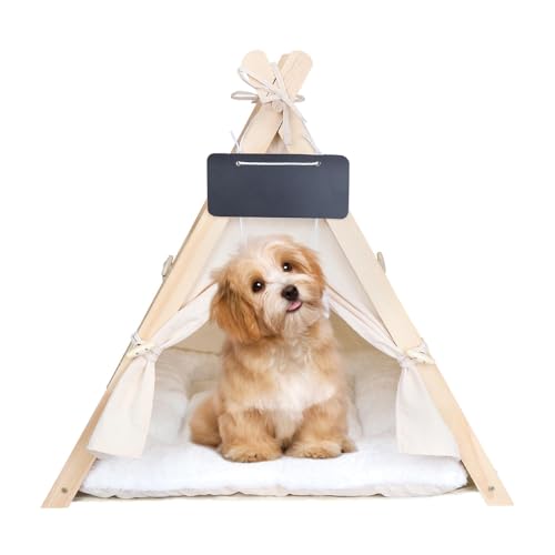 Cojín para mascotas con estructura de madera acogedora y segura 5