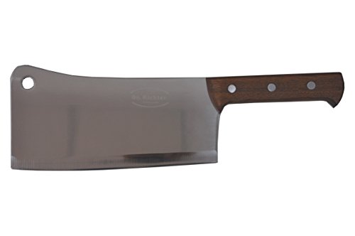 Dr. Richter Hackmesser XXL - Edition GIANT - (Klingenlänge: 25,5 cm, Gesamtlänge: 41 cm, Gewicht über 1 Kg, Edelstahl) Küchenbeil Metzgerbeil Hackbeil thumbnail