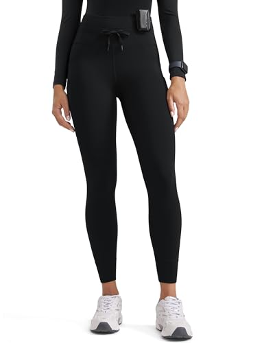 Womens High Waisted Scrub Leggings 25