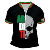 Polo Hombre Media Cremallera Cuello Alto Diseño Italiano Rendimiento Atlético Informal Deportivo Polo Manga Corta Transpirable Elegante para Gimnasio Y Diario Estilo Activo M41
