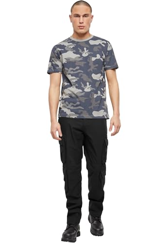 T-Shirt Di Brandit - Premium T-Shirt - S A 5XL - Uomo - Camouflage Grigio - 5