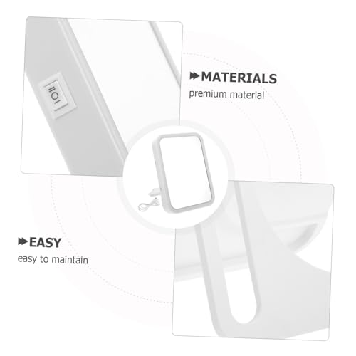 Espejo de maquillaje LED con luz y carga USB miniatura 7