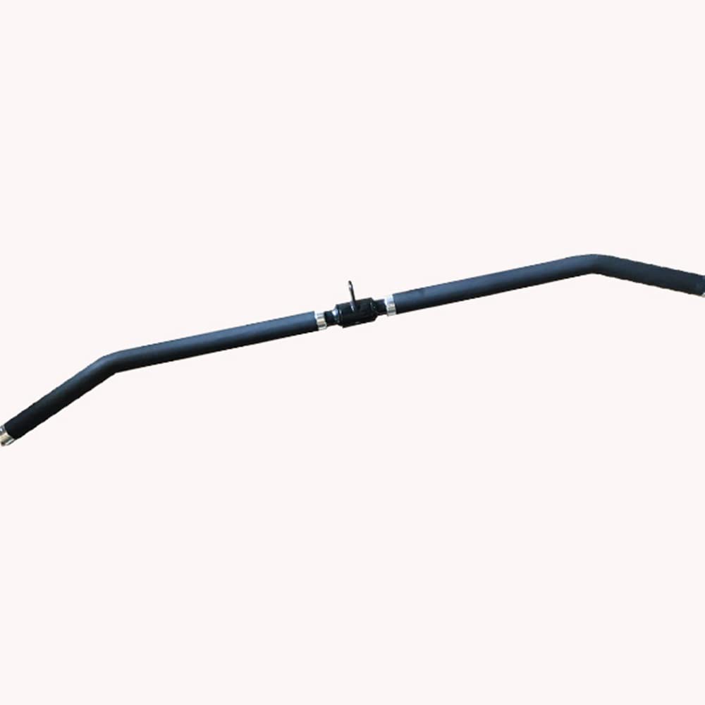 Trizeps Bizeps Latzugstange, Rotierende Gerade Stange, 120cm Breiterer Zugstange, Seilzug Fitness LAT Pulldown Bar Mit Rutschfesten Griffen Und Drehgelenk