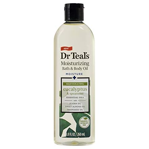 Dr Teal's Pure Epsom Salt Body Oil Relax & Relief with Eucalyptus & Spearmint 260 ml Cover