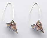- Ohrstecker Ohrringe Papier Origami Flugzeug violett Blume – The Schmortopf