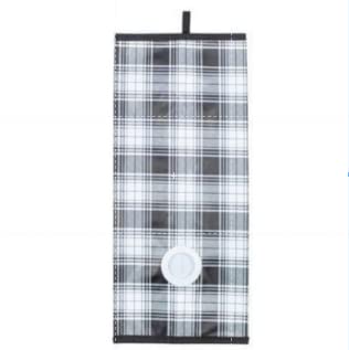 Puxa Saco Porta Sacolas Estampado Para Cozinha Impermeável (Xadrez)