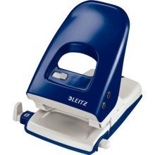 Leitz Stark NeXXt - Perforadora de papel, 40 hojas, color azul