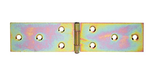 Cerniera Per Interni, Con Perno Fisso In Acciaio 40 X 181 Mm / 20 Pezzi Zincato Giallo