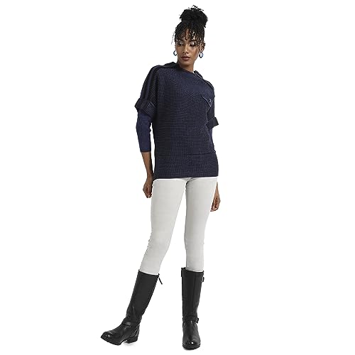 Image of PINACOLADA Women's Solid Ribbed Cropped CardiganFor Casual Wear | V Neck | Long Sleeve | Wool Sweater Crafted with Comfort Fit for Everyday Wear
