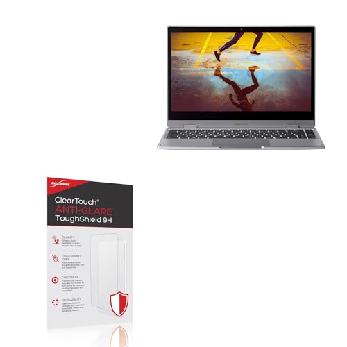 BoxWave Screen Protector Compatible With Medion AKOYA S14405 - ClearTouch Anti-Glare ToughShield 9H (2-Pack), Anti-Glare 9H Tough Flexible Film Screen Protector