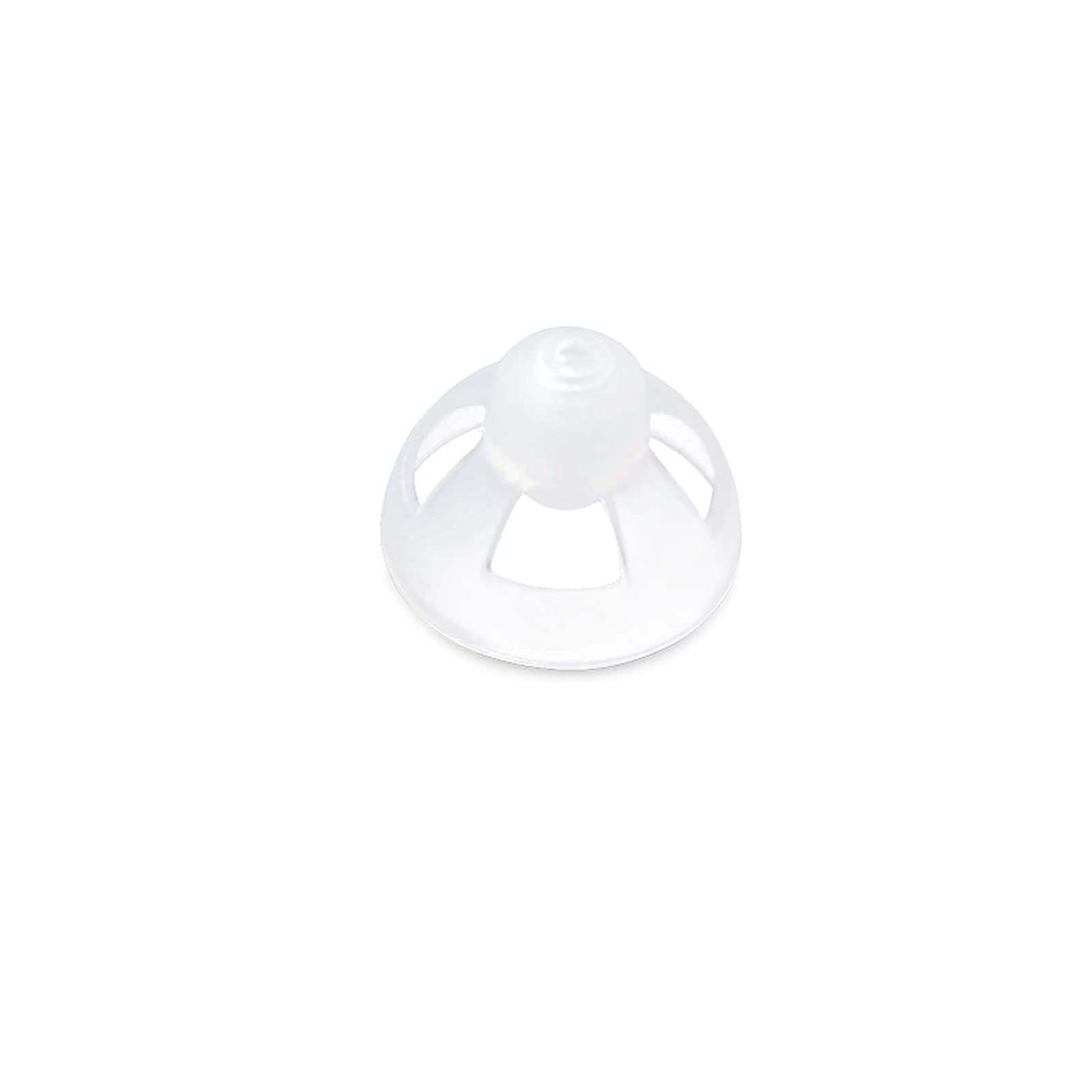 Hearing Aid Ear Piece Open Domes Transparent Soft Silicone Comfortable Ear Tips Invisible 1PCS 12mm