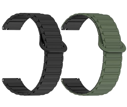 SHEAWA for Garmin(�K�[�~��) Vivoactive 6/5/Forerunner 165/Approach S50/S44 �o���h �x���g 2�_ �����o���h �V���R�� �}�O�l�b�g ForeAthlete 55/Approach S42/V