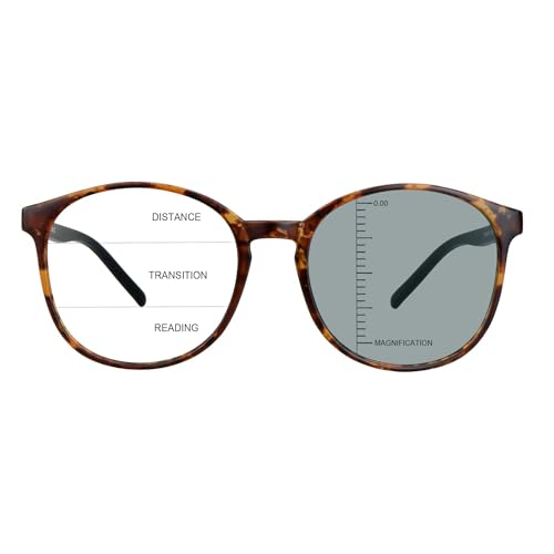 LAMBBAA Vintage Round Multifocal Presbyopic Glasses