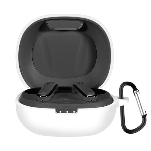 VALRIX �Ή� Anker Soundcore Life P3 �P�[�X �t��V���R���f�� �ی�J�o�[ ���C�����X�[�d�Ή� LED�� �J���r�i�t�� �����h�~ �ϏՌ� �L�Y�h�~ �h�o �y�ʃX����(�z���C�g)
