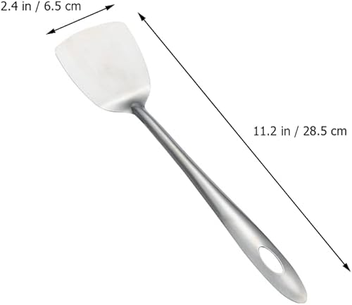 Miniatura 8 de Hemoton 4 espátulas de acero inoxidable ranuradas, espátulas antiadherentes de pescado para panqueques, huevos, utensilios de cocina para ollas,