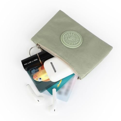 Women's Zip ID Case Wallet Mini Storage Bag for Coin Small Change Wallet with card slot Purple3