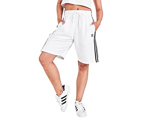 Short Adidas Jogger XL blanc et noir pour femme adéquat pour le sport