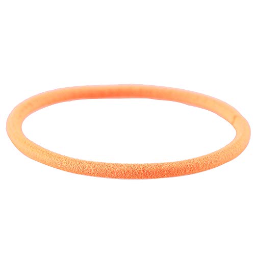 Coobbar 100Pcs Women Elastic Hair Ties Band Ropes Ring Ponytail Holder (Orange) #TOP3