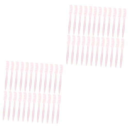 200 Pz Pettine Per Sopracciglia Pennello Per Ciglia Mascara Allungante Strumento Per Ciglia Strumento Restauratore Pennelli Per Ciglia Usa e Getta Laminato Pettine Ad Ago Plastica