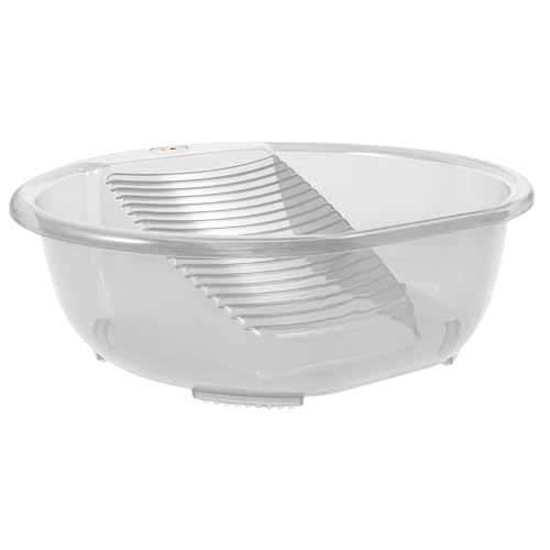 IWOWHERO Washboard Laundry Tub Laundry Sink Washboard Hand Washing Board Plastic Wash Basin for Home Use