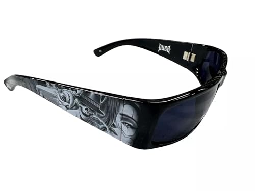 Authentic Shades Darkness Car Skull Homie Chicano Sunglasses California Lowrider Locs Style3