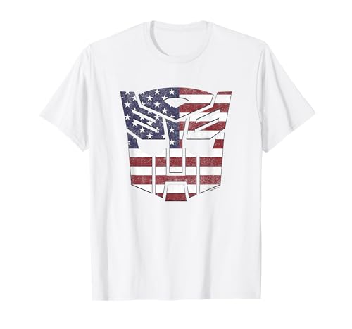 Transformers Autobots American Flag Logo T-Shirt - image 1