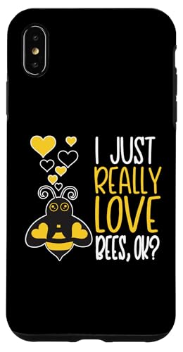 ���킢���I�̗��l I Just Really Love Bees OK �X�}�z�P�[�X iPhone XS Max �p