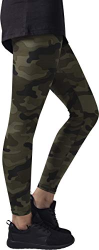 URBAN CLASSICS Leggings para Mujer, Camuflaje, Material Opaco, Elástico y Cómodo Tallas XS - 5XL