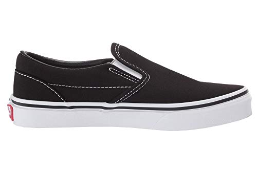 Vans Vans Kids Unisex Classic Slip On, Black/True White, Size 11 Little Kid
