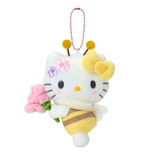 サンリオ(SANRIO) マスコットホルダー（お花大好きハチさん） ハローキティ 686034（Amazon）