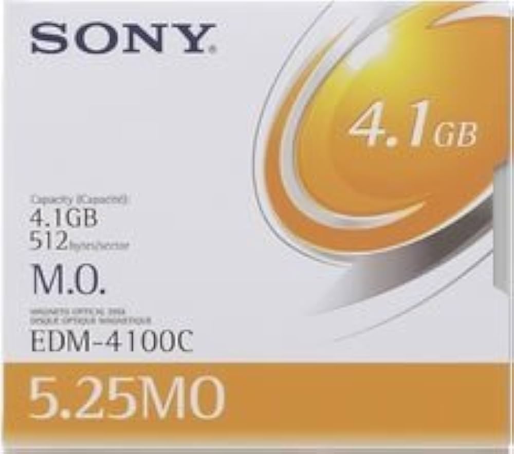 EDM-4100C (5.25型MOディスク) Amazon.co.jp: SONY EDM-4100C 5.25MOディスク : パソコン・周辺機器