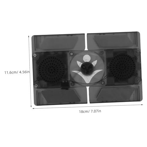 Base portátil plegable DOITOOL con ventilador y luz LED miniatura 2