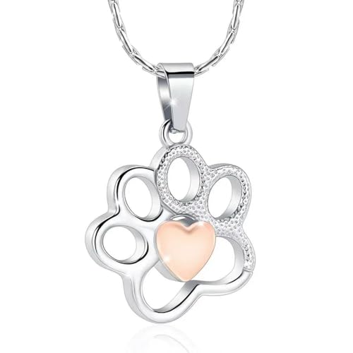 Pendentif funéraire patte cendres pour collier de deuil - 2