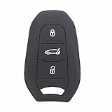 Toiumops Car Key Case for Citroen DS3 DS4 DS5 DS6, Silicone Car Key Cover Case Remote Key Holder Bag