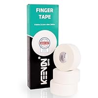 keenon sports® Fingertape – Dermatest: “SEHR GUT“ – Boulder Tape Klettertape – Handtape Volleyball, Basketball, Handball – Sporttape (3 Rollen je 10m, 2,5cm breit, Weiss)