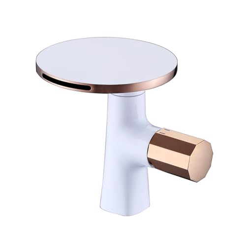 Grifo de lavabo antical de latón monomando para solucionar las salpicaduras molestas en el baño