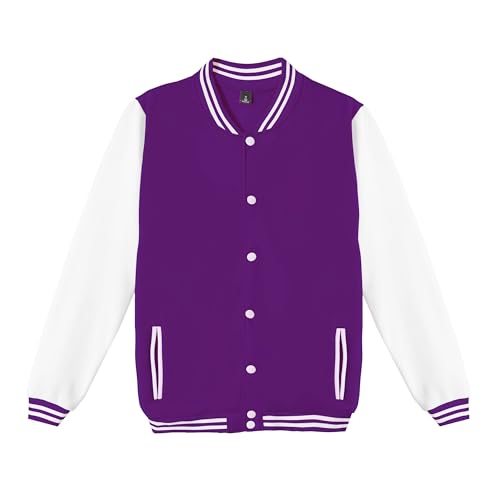 Image of Mowbeat Women Baseball Jacket Varsity Uniform Unisex Adult Long Sleeve Casual Loose Cardigan Men's Track Jacket