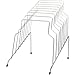 Fellowes : Step File, Eight Sections, Wire, 10 1/8w x 12 1/8d x 11 7/8h, Silver -:- Sold as 2 Packs of - 1 - / - Total of 2 Each