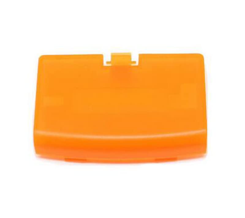Image of Battery Pack Back Door Cover Lid Case for Gameboy Advance GBA Console Accessories Replacement (Clear Orange)