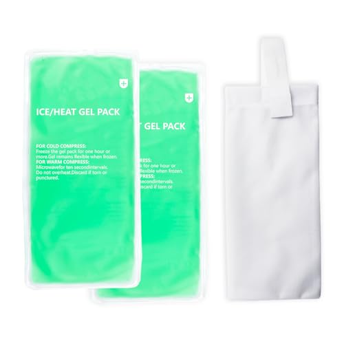 Ice Pack,Gel Ice Pack,Reusable Cold and Hot Cold Packs，Anti Swelling and Pain Relieving，Instant...
